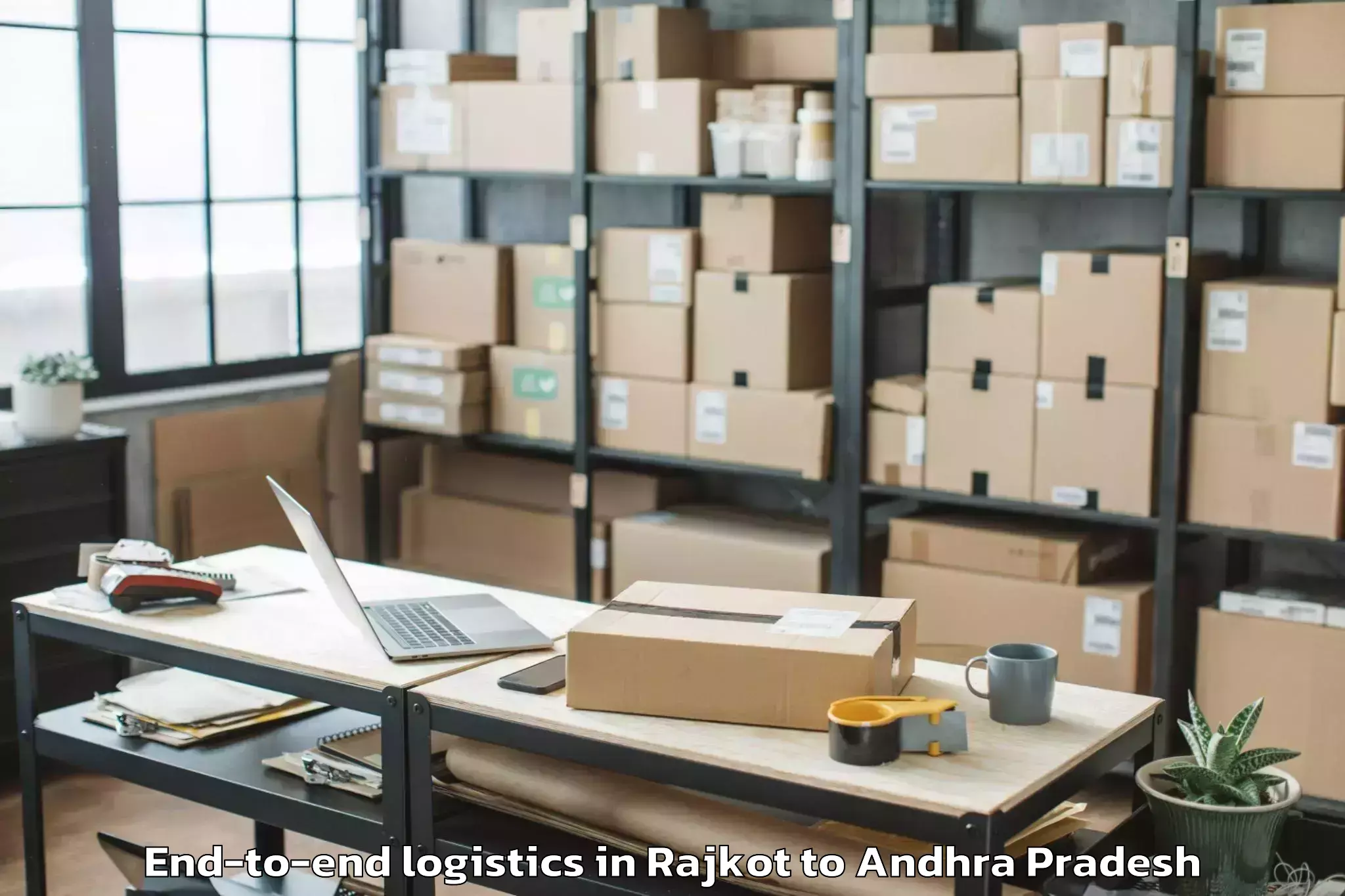 Top Rajkot to Naidupeta End To End Logistics Available